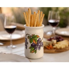 Muguetarts %100EL Işçiliği Çini Çok Amaçlı Kap H:12CM.R:10CM.