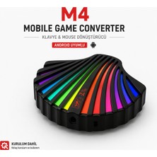 Getbluetech M4 Klavye & Mouse Dönüştürücü 2000Hz Android Uyumlu | Kurulum Dahil