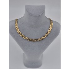 Lujeria Gold Renk Italyan Ezme Zincir