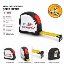 İzeltaş Izeltaş Izl5 Krom Şerit Metre 5X19 mm Krom Şerit Metre 5 Metre
