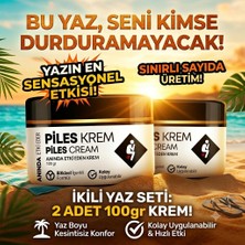 2x100 gr Piles Krem Bitkisel Bakım Kremi - Rahatlatıcı & Ferahlatıcı