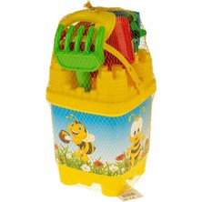 Kiddico Toys Mavi Büyük Boy Kale Kum Kovası Seti Deniz Plaj Oyuncakları
