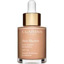 Clarins Skin Illusion 109 Doğal Nemlendirici Fondöten 30 ml - Doğal Kapatıcılık Uzun Süre Kalıcı