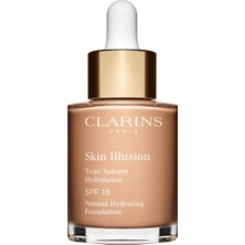 Clarins Skin Illusion 108 Doğal Nemlendirici Fondöten 30 ml - Doğal Kapatıcılık Uzun Süre Kalıcı
