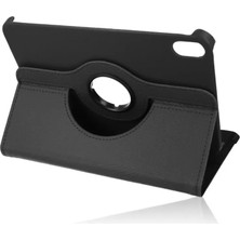 Canarino Apple iPad Mini 6 Kılıf 360 Tablet Deri Kılıf - Siyah