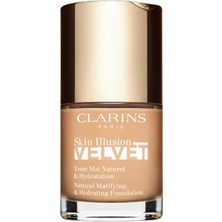 Clarins Skin Illusion Velvet 108.3N Fondöten 30 ml - Doğal Kapatıcılık Uzun Süre Kalıcı