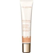 Clarins Skin Illusion Tinted Moisturizer 02.5 Renkli Nemlendirici 40 ml - Nemlendirici Doğal Işıltılı Bitiş