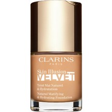 Clarins Skin Illusion Velvet 108.5W Fondöten 30 ml - Doğal Kapatıcılık Uzun Süre Kalıcı