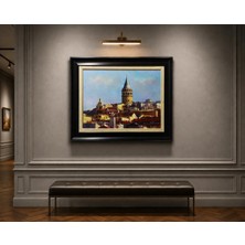 Muguetarts Istanbul Rüyası Orijinal Yağlıboya Tablo - Mehmet Najafzadeh Eseri 82X66 cm