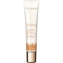 Clarins Skin Illusion Tinted Moisturizer 05 Renkli Nemlendirici 40 ml - Nemlendirici Doğal Işıltılı Bitiş