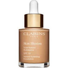 Clarins Skin Illusion 110 Doğal Nemlendirici Fondöten 30 ml - Doğal Kapatıcılık Uzun Süre Kalıcı