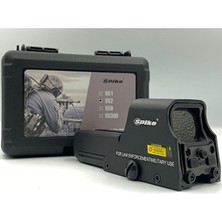 Forestia HD-552 Kırmızı-Yeşil Işıklı Profesyonel Tactical Nişangah Reddot Hedefleyici (Siyah Renk)