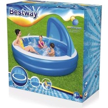 Kiddico Toys Bestway Güneşlikli Şişme Havuz 241*241*140