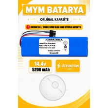 Mym Batarya Dreame D9 Uyumlu Robot Süpürge Bataryası (Orijinal Kapasite) 5200MAH Robot Süpürge Pil Rls5-Wh0