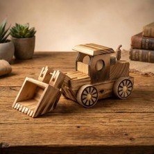 Morgen Craft Yuma Ahşap Dekoratif Obje Kepçe - %100 El Yapımı - Ahşap - 14x9x7 cm