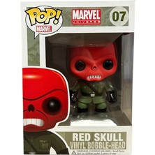 Funko Pop! Marvel # 07 Red Skull Vaulted Retired 2011 Rare Ultra Nadir Koleksiyonluk Figür