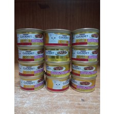 Purina Gourmet Gold Çifte Lezzet Tavuk ve Sığır Etli Kedi Konservesi 85GR x 12 Adet
