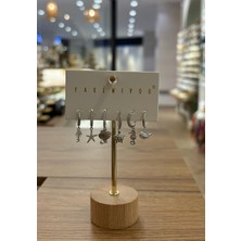 Yakemiyou Silver Deniz Konsept Altılı Küpe