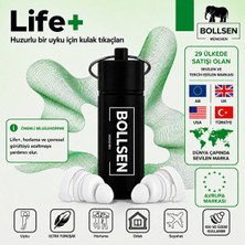 Bollsen Life+ Uyku Kulak Tıkaçları – Silikon Gürültü Engelleyici Kulak Tıkacı, 24 Db Snr Ses Azaltımı Gün Boyu Rahat Kullanım, Kolay Takıp Çıkarma, Dayanıklı ve 100 ve üzeri tekrar kullanım.