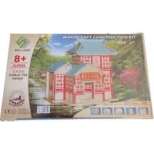 Sea-Land Yunlai Çay Evi Ahşap Maket Seti G-P265 - 3D Woodcraft Construction Kit