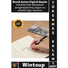 Wintoup #kalem Çocuk Koleksiyonluk Ofis Okul Hediye Ergonomik Yazı Karakter Şık Anime Figür Tükenmez Kalem
