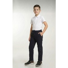Nacar Store Çocuk Rıbana Bel Laci Canvas Okul Pantolonu (Okula Dönüş)