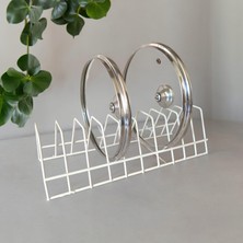 Tabaklık Rafı- Tencere Kapak Düzenleyici-Tabak Kurutmalık -10 Bölmeli Stand