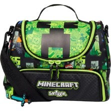 Smiggle Minecraft Çift Cepli Askılı Beslenme Çantası