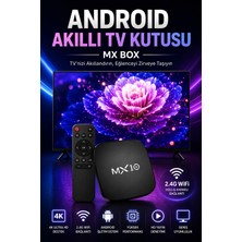 Sayarmarkt Android Tv Box Mx Serisi 2.4g Wifi Destekli Medya Oynatıcı Kesintisiz Eğlence
