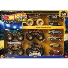 Canarino JDW07 Hot Wheels Monster Trucks Bigfoot Trophy Şampiyonları Araba ve Kamyon Çokl