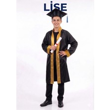 Nacar Store Unisex Lise Mezuniyet Kep Cübbesi Takımı