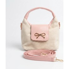 Çantella Fiyonk Detaylı Çanta (Pembe)