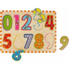 Canarino 5215 -Wooden Puzzle Numbers 10 Parça