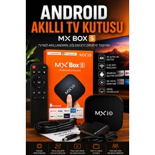 Sayarmarkt Mx Android Tv Kutusu 2.4g Wifi Bağlantılı Akıllı Medya Oynatıcı Full Hd Destekli