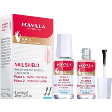 Mavala Nail Shield Tırnak Kalkanı 2X10 ml - Besleyici Güçlendirici Tırnak Bakımı