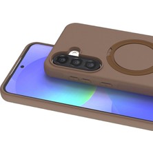 Alvera Collection Galaxy A37 5g Regal Magsafe Standlı Kapak - Çöl Titanyum