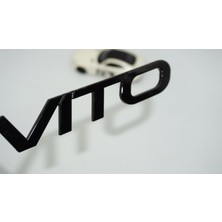 Dk Tuning Mercedes Benz Vito W447 W448 Siyah Abs Bagaj Logo Amblem