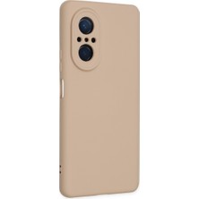 Alvera Collection Nova 9 Se Kılıf Nano Içi Kadife Silikon - Pudra