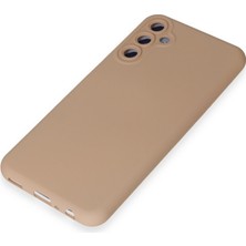 Alvera Collection Galaxy M34 5g Kılıf Nano Içi Kadife Silikon - Pudra