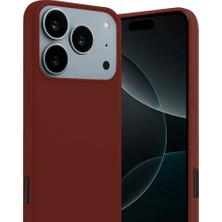 Alvera Collection iPhone 17 Pro First Silikon - Bordo