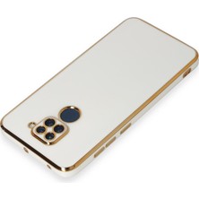 Alvera Collection Redmi Note 9 Kılıf Volet Silikon - Beyaz