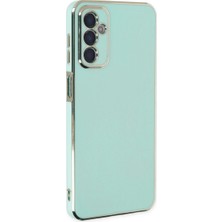 Alvera Collection Galaxy M23 Kılıf Volet Silikon - Açık Yeşil
