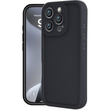 Bezos iPhone 16 Pro Max Kılıf Viera Silikon - Siyah