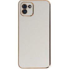 Alvera Collection Galaxy A03 Kılıf Volet Silikon - Beyaz