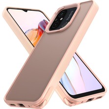 Alvera Collection Redmi 12C Kılıf Elegant Kapak - Pudra