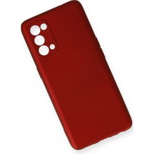 Alvera Collection Reno 5 Kılıf First Silikon - Bordo