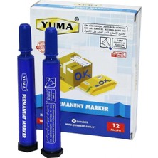 Marsilyan™- Yuma YM-790M Mavi Koli Kalemi 12