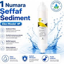 Bezos 1 Numara Şeffaf Sediment Eko Model Su Arıtma Filtresi 408694801