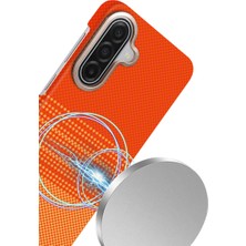 Alvera Collection Galaxy A17 5g Vega Magsafe Kapak - Turuncu