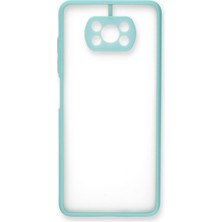 Alvera Collection Pocophone X3 Kılıf Montreal Silikon Kapak - Turkuaz